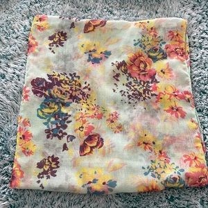 Floral infinity scarf